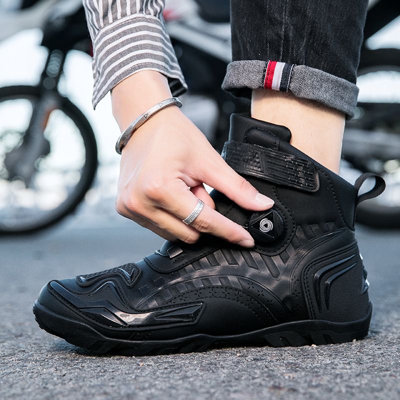 Motorcycle Cycling Boots For All Seasons, Off-road Men's Women's Summer, Wear-resistant, Breathable, Shock-absorbing,_autovado.com
