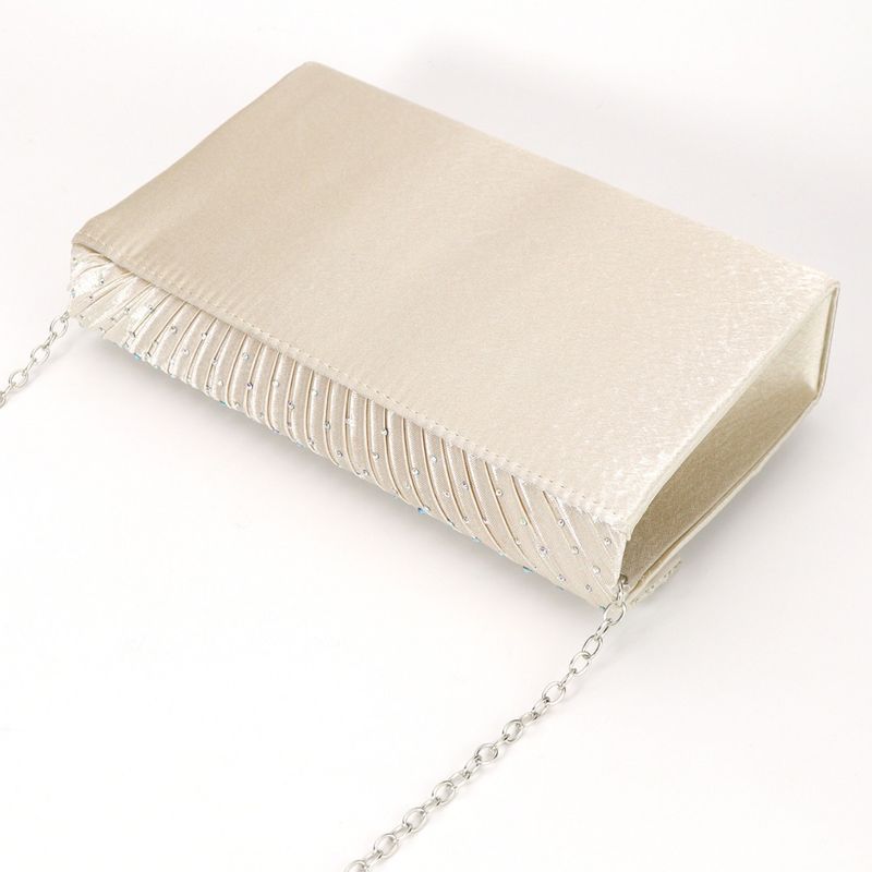ladies small square bag evening bag fashion handbag solid color diamond evening bag banquet bag_autovado.com