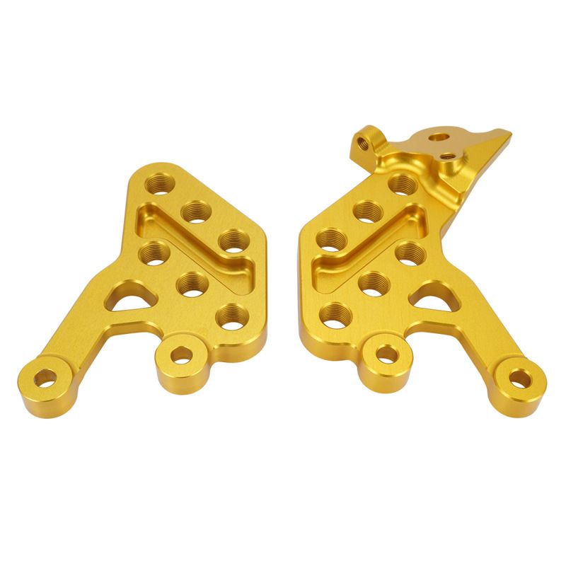 Heavy-Duty Adjustable Footrest Side Stand Bracket For Off-Road E-Bike & Mountain Bike Conversion Kit (Gold/Silver/Black, 3 Sizes)_autovado.com