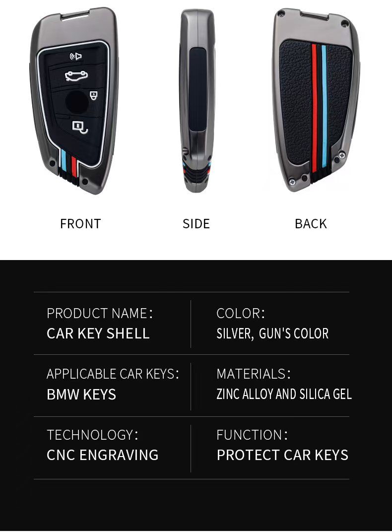 FOR BMW Car Key Case For BMW Series 1, 3, 5, 6, 7, X1, X2, X3, X4, X5, X6, X7, F10, F15, F16, F20, F30, F18, F25, M3, M4, E34_autovado.com