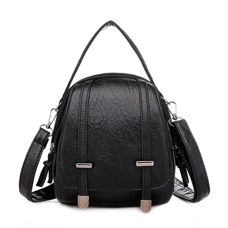 Multi-Functional Soft PU Leather Small Shoulder Bag For Women Vintage Fashion Crossbody Bag Female Purse Cell Phone Handbag_autovado.com