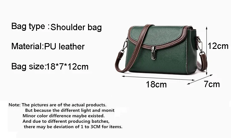 Fashion Crossbody Flap Shoulder Bags Women PU Leather Small Handbag Messenger Purse Vintage Female Clutch_autovado.com