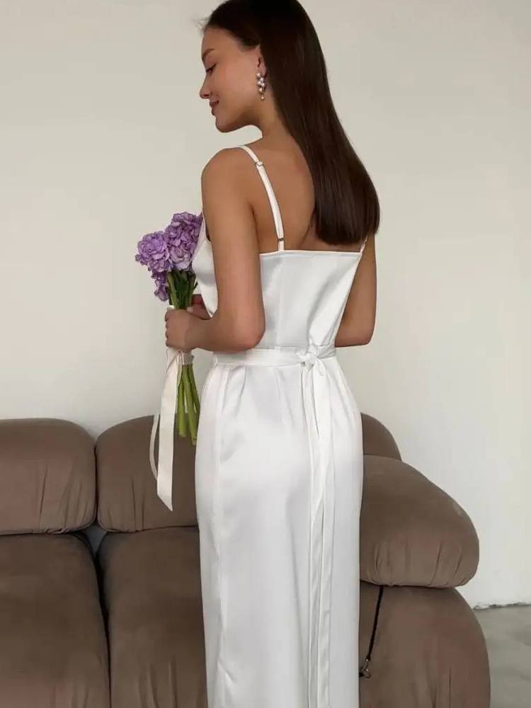 Women's Clothing slip dress evening dress long skirt_autovado.com