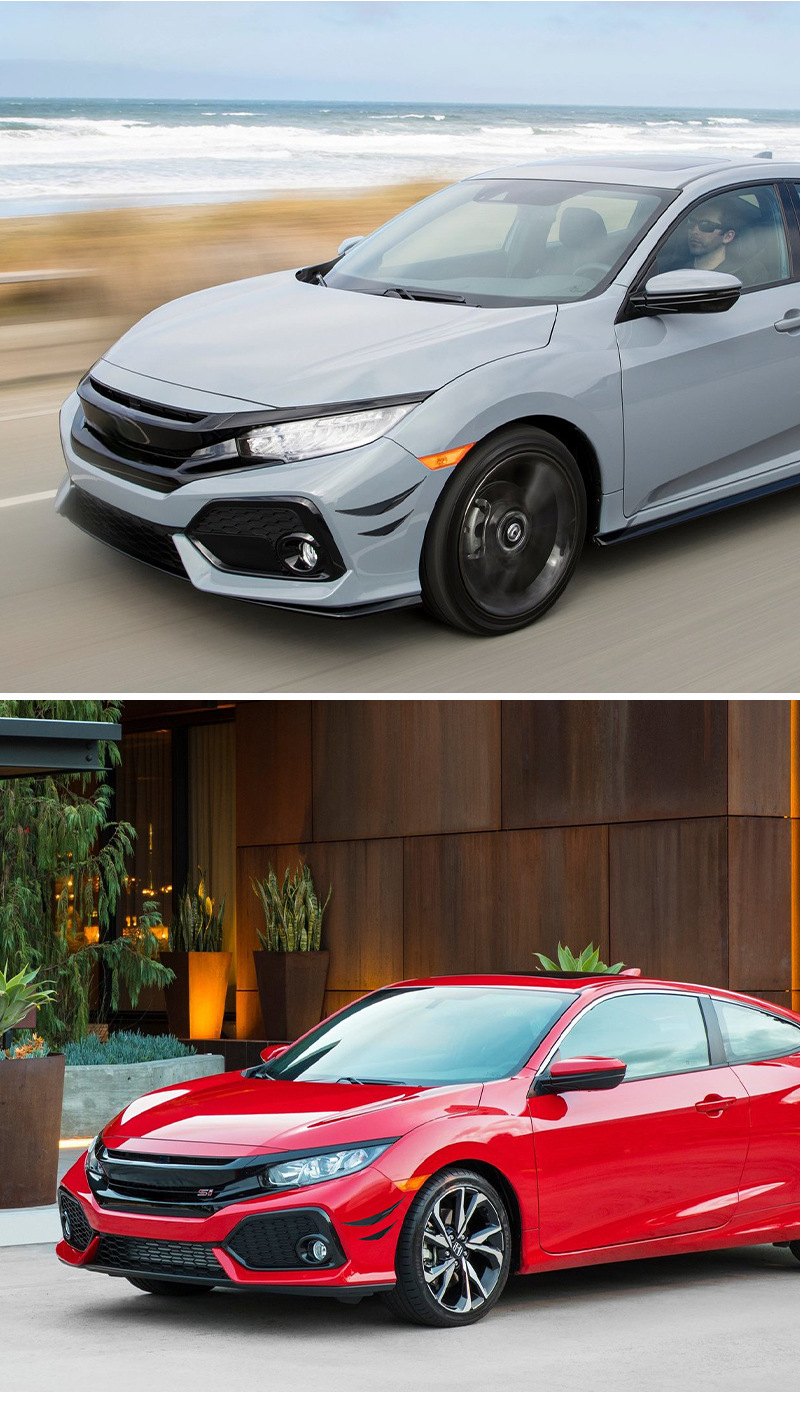 Car Accessories Modified Bumper Carbon Fiber Pattern Extended Universal Spoiler Anti-collision Strip Large Surround Wind_autovado.com