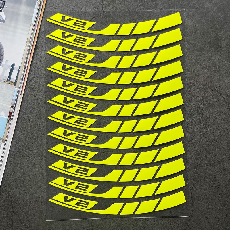 Suitable For Honda Click Series V2/V3 Waterproof Reflective Wheel Stickers, Modified Motorcycle Personalized Decoration_autovado.com