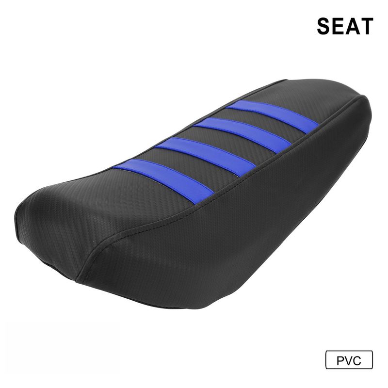Motorcycle Seat Cover - Waterproof, Dustproof, Heat-Resistant PVC Material For Custom Bike Modifications (39x29.5x3cm, Red/Blue/Black/Purple)_autovado.com