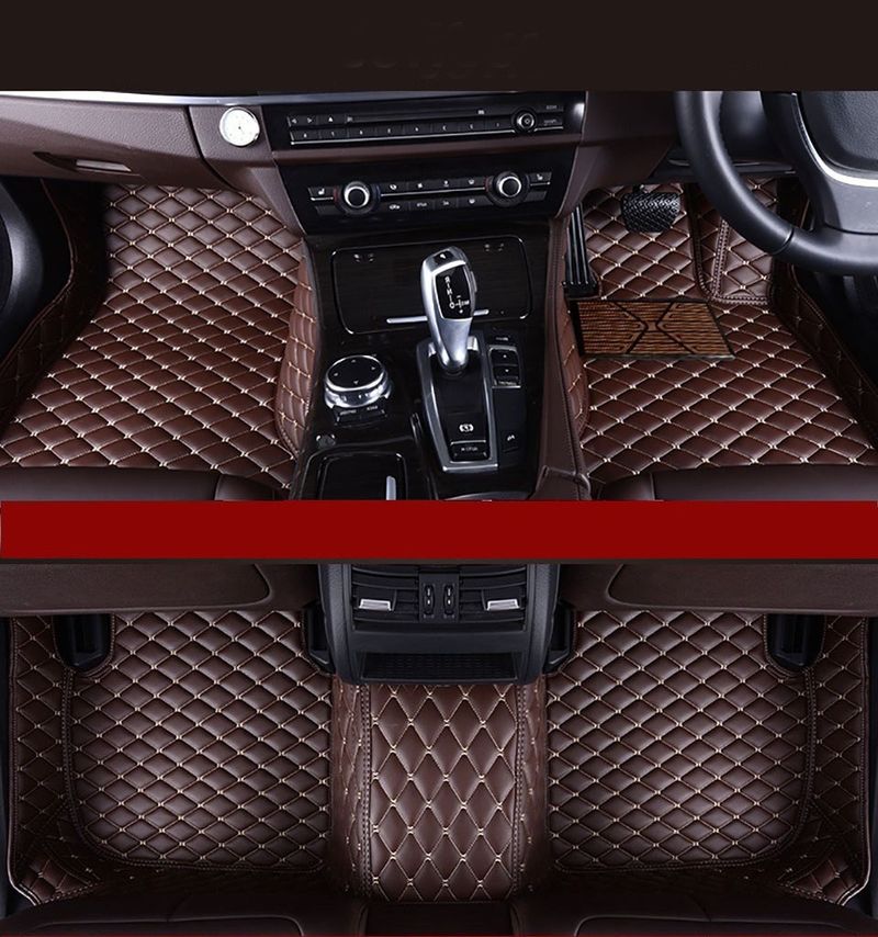 Car Carpet Car Floor Mats Suitable for BMW- 5 series E34 E39 E60 E61 F07 F10 F11 F18 G30 G31 G38 Waterproof Leather Car Mats_autovado.com