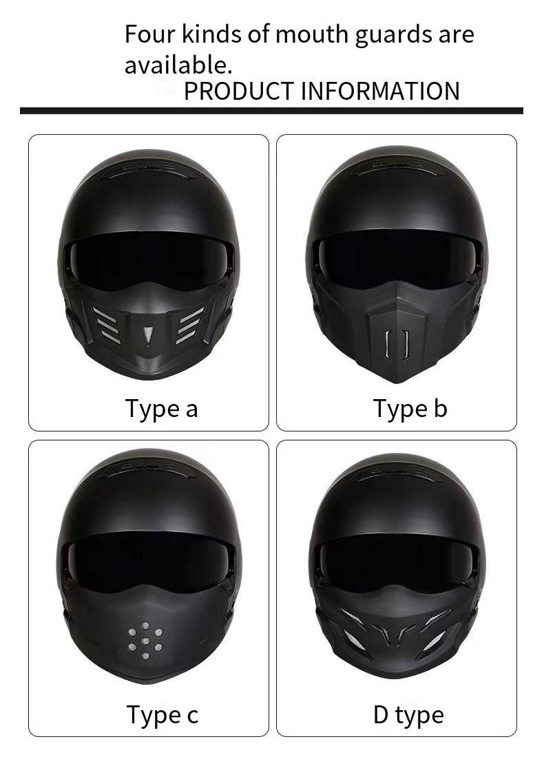 DOT & 3C Certified Retro Motorcycle Half Helmet With Bluetooth – Samurai Black Scorpion Design – Vintage Harley Style For Men_autovado.com