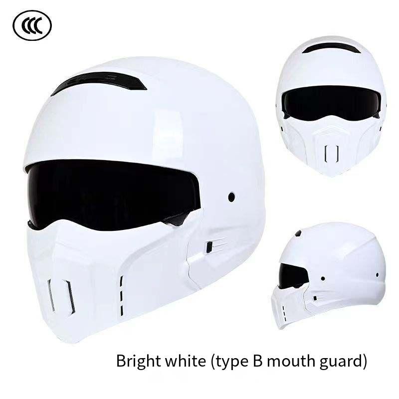 DOT & 3C Certified Retro Motorcycle Half Helmet With Bluetooth – Samurai Black Scorpion Design – Vintage Harley Style For Men_autovado.com