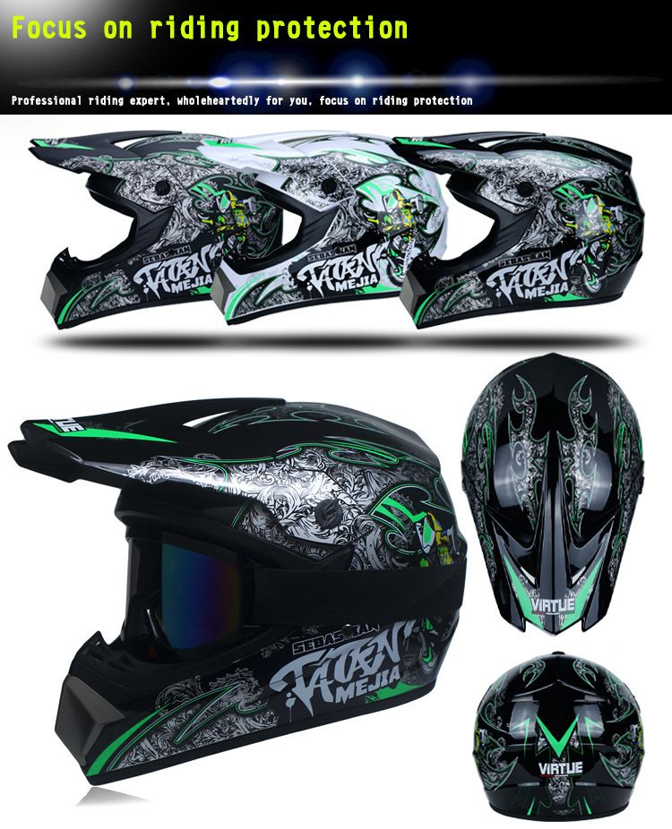 Off-road helmet Men's Four Seasons hat Road Teen version Adult Kart helmet off-road vehicle helmet_autovado.com