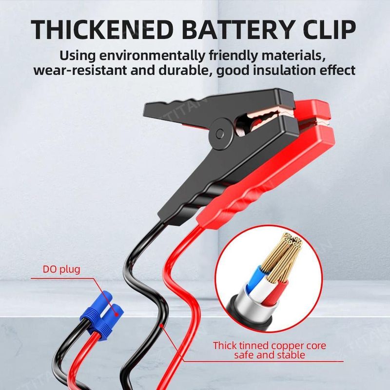 129800mAh Bank 3in1 Cable Emergency Power Supply Car Jump Starter & Air Pump Accessories Black_autovado.com