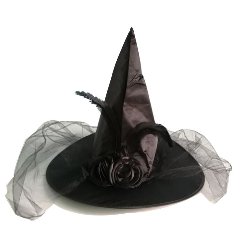 Unisex Halloween hat children adult masquerade dress up witch hat party supplies wizard hat witch hat_autovado.com
