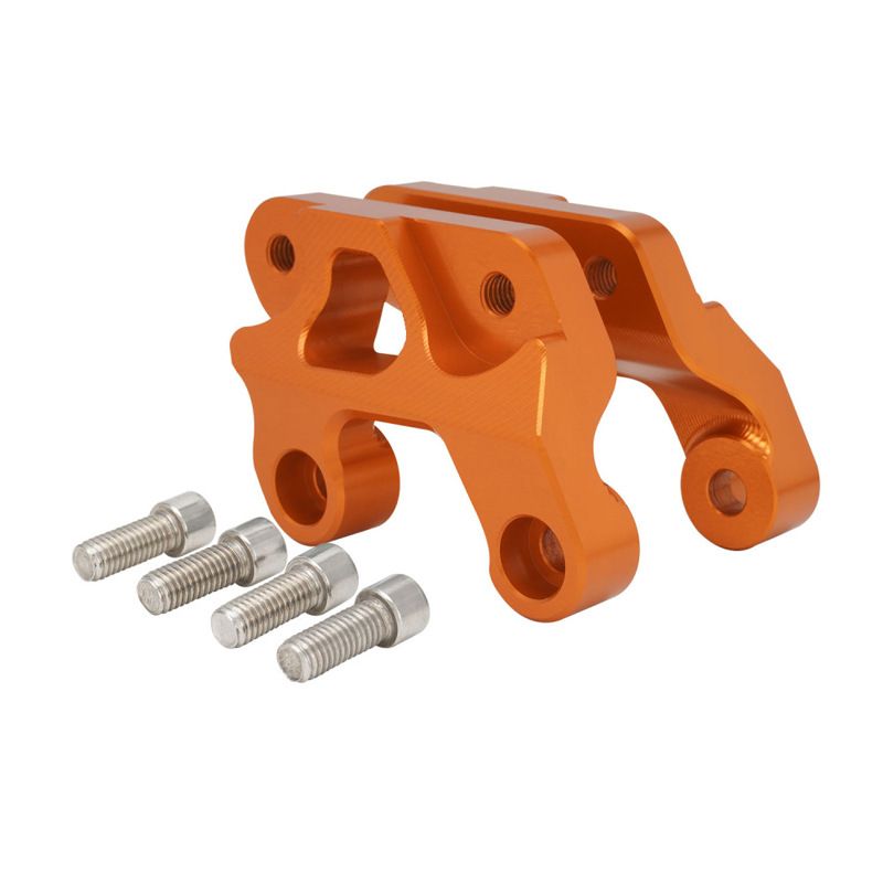 E-Bike Footpeg Lowering Bracket Kit - Heavy-Duty CNC Aluminum Alloy - Compatible With Most Electric Dirt Bikes (Black/Red/Silver/Blue/Gold/Orange)_autovado.com
