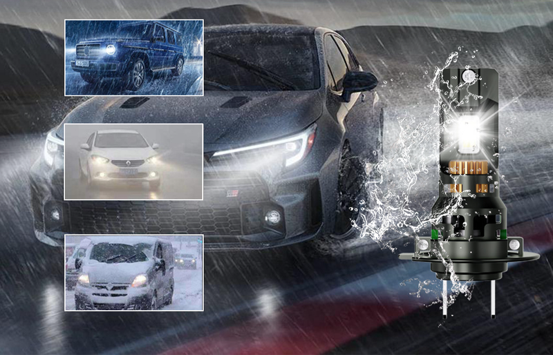 New Car Led Headlights High Power D9 Plug-in H7 H11 H4 Near And Far Light Integration_autovado.com