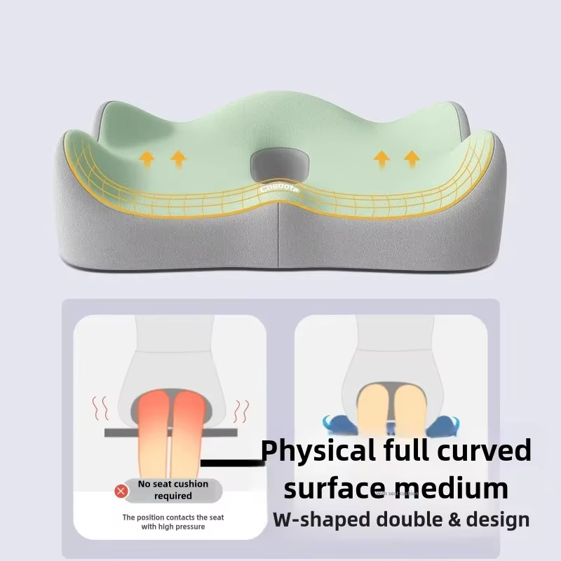 Car Soft Memory Foam Automobile Support Hollow Seat Cushion Slow Pressure Breathable Anti Slip Hip Pad_autovado.com