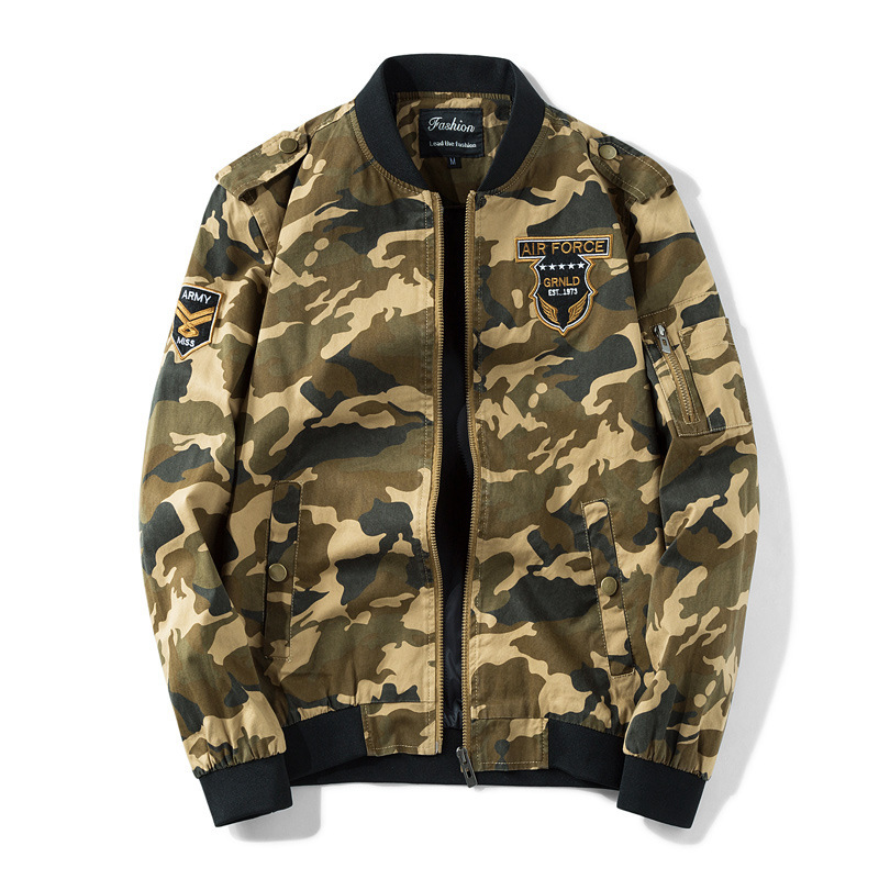Men's Clothing jacket Large Size jacket Bomber jacket Men's jacket Coat Men's Work jacket Camouflage _autovado.com