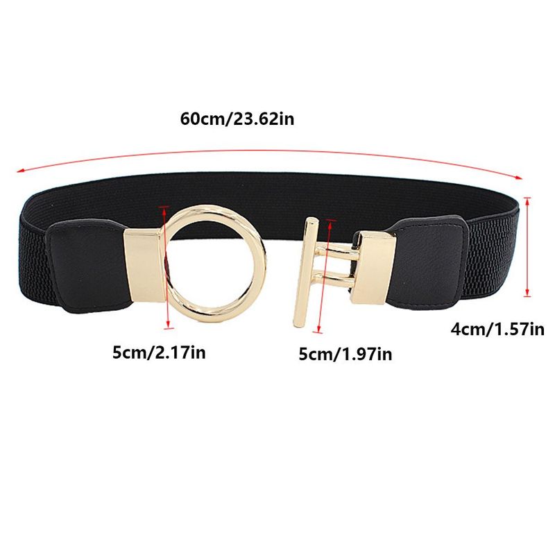 HOT Simple Waist Apparel Accessories Elastic Ladies Band Dress Belts Party Belt For Women Cummerbunds_autovado.com