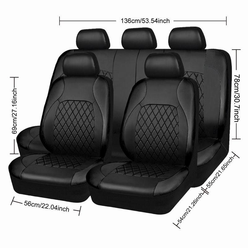 Explosive PU leather car seat 9-piece set four seasons universal_autovado.com