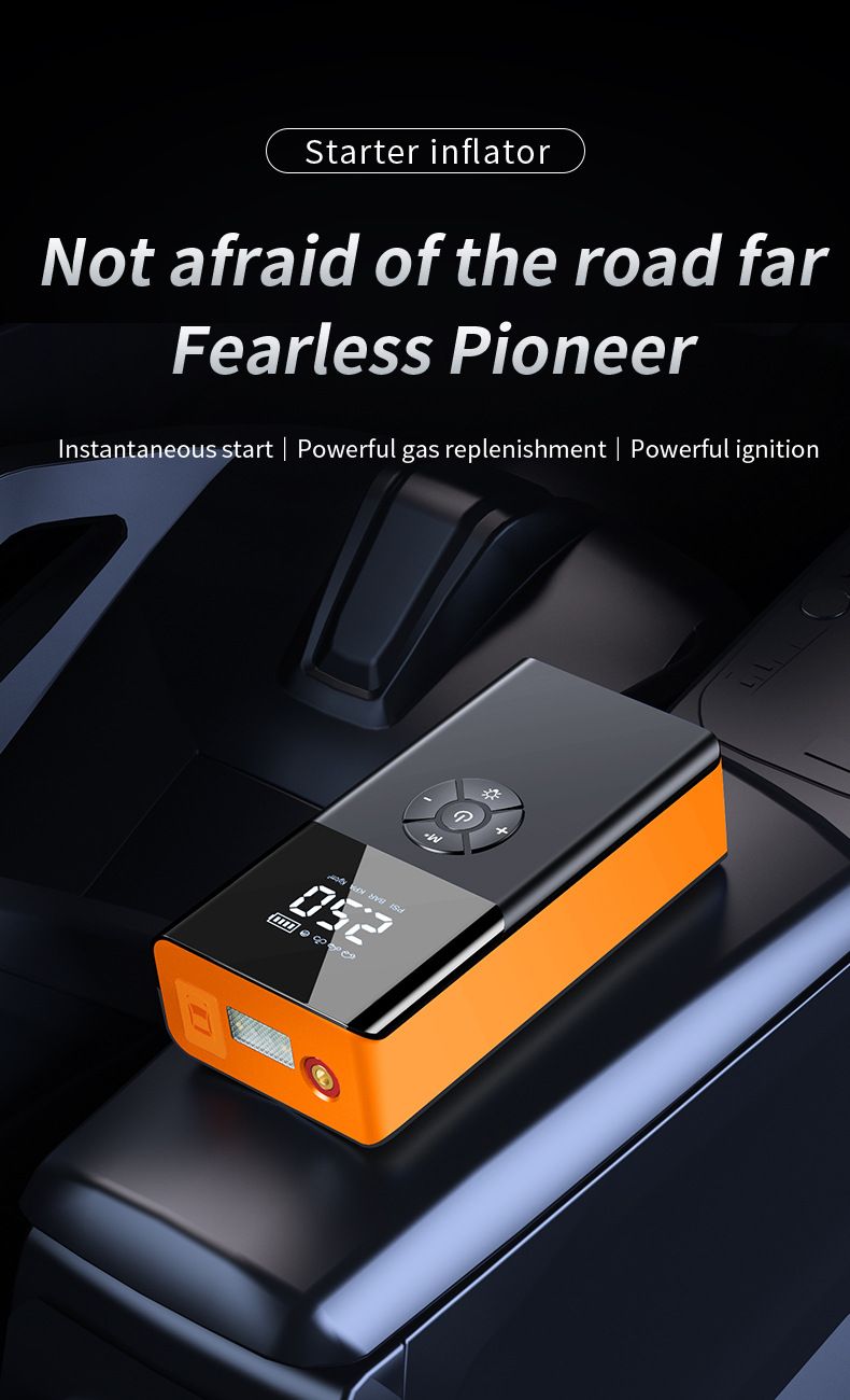 Jump Starter Air Pump Combo Car Battery Emergency Power Bank Ignition Tool_autovado.com