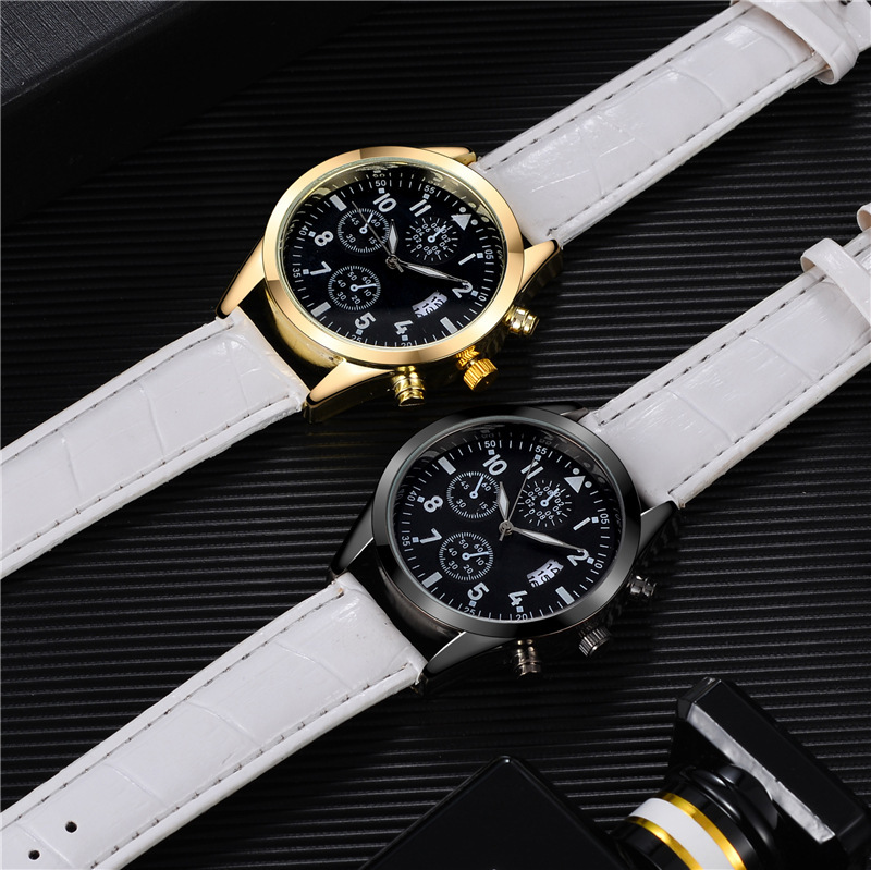 Steel band luminous calendar men's business fashion watches multi-functional sports watches men's_autovado.com