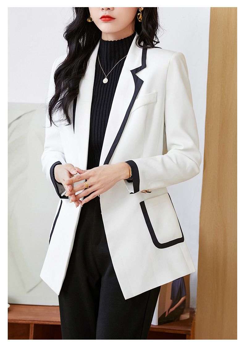 Women's Clothing slim-fit elegant commuter casual all-match small top suit_autovado.com