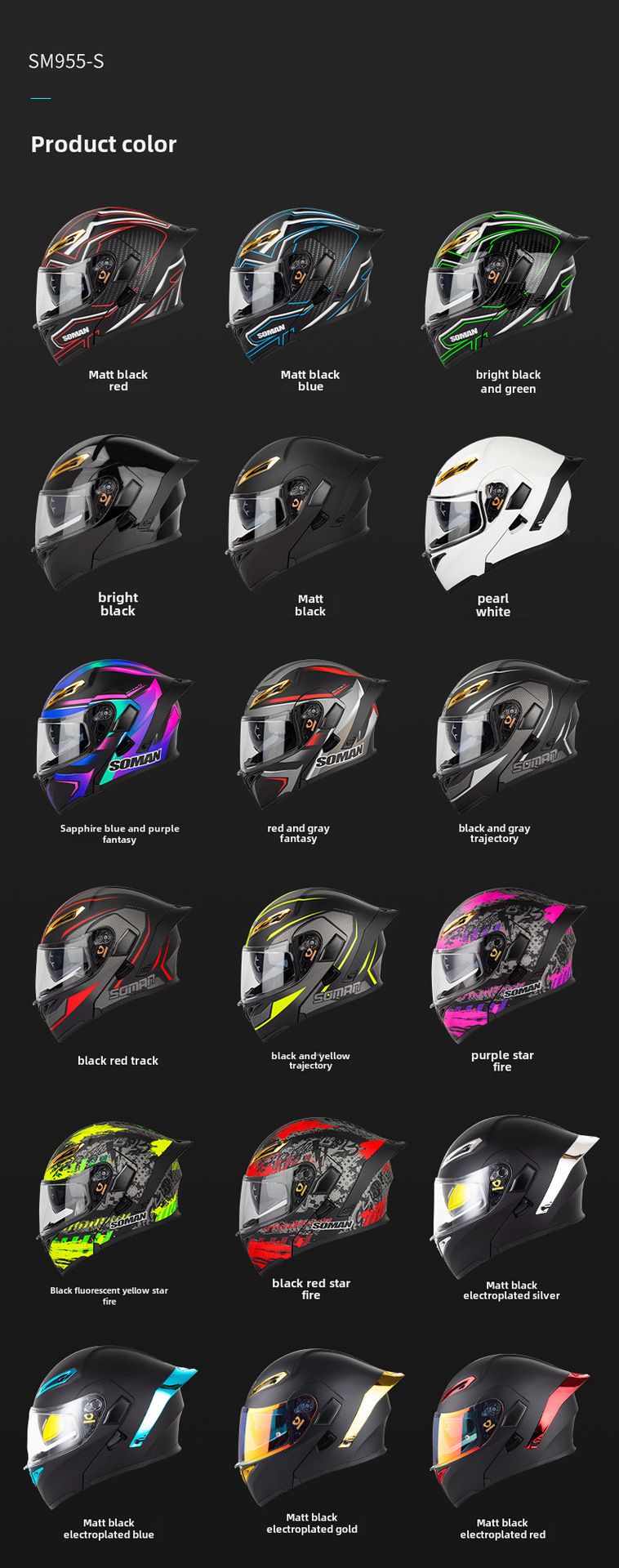 Double lens visor helmet four seasons riding warm safety helmet_autovado.com