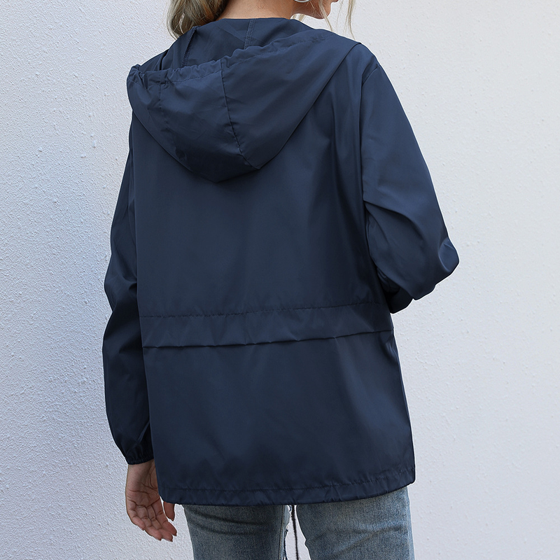 Women's Zipper Hoodie Lightweight Outdoor Hiking Raincoat Jacket Jacket Ready in Stock_autovado.com