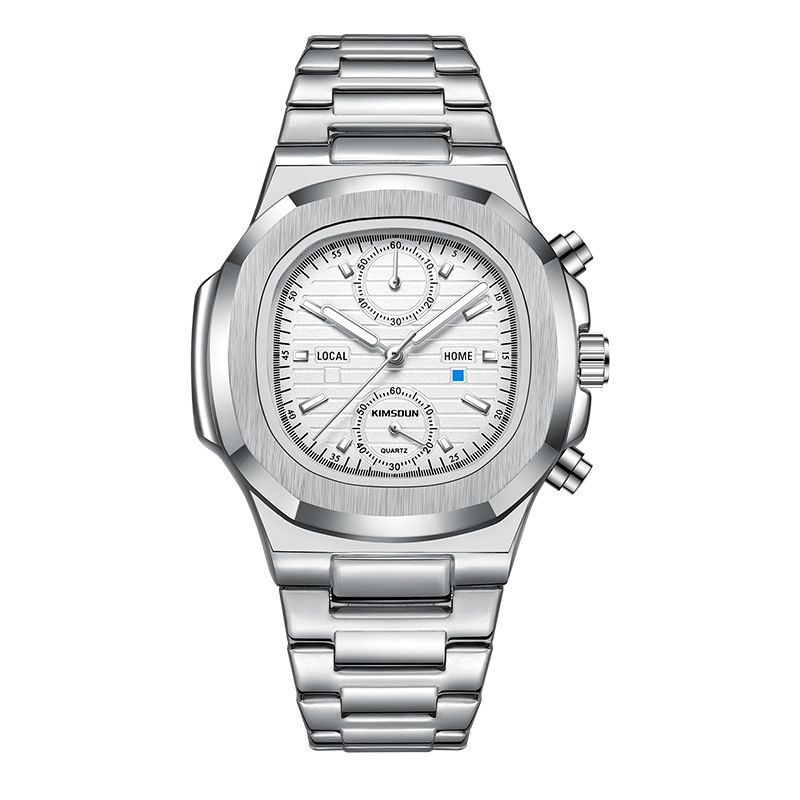 New Golden Seton Brand Nautilus Watch Men's Watch Waterproof Multifunctional Quartz Watch Business Men's Watch_autovado.com