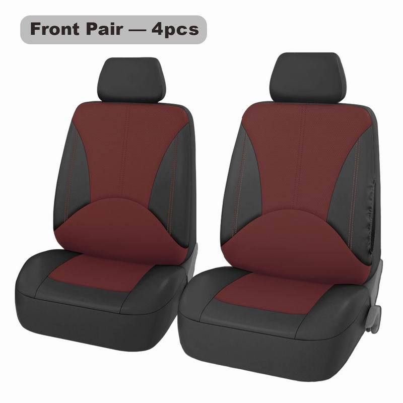 General car seat 9-piece PU leather car four seasons general seat cushion cover_autovado.com