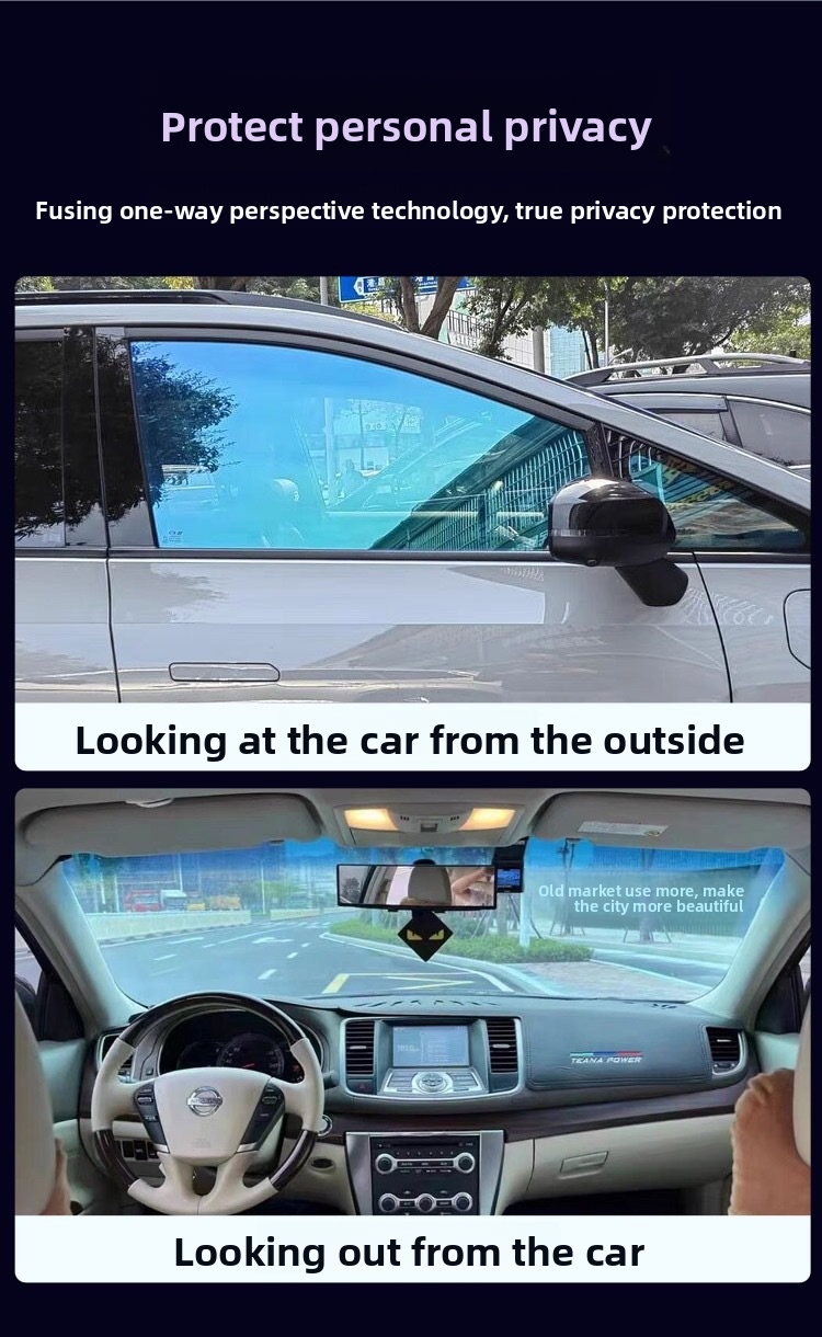 Rose Ghost Red Colorful High Insulation Solar Explosion-proof Sunscreen Up To 99% Car Nano Film_autovado.com