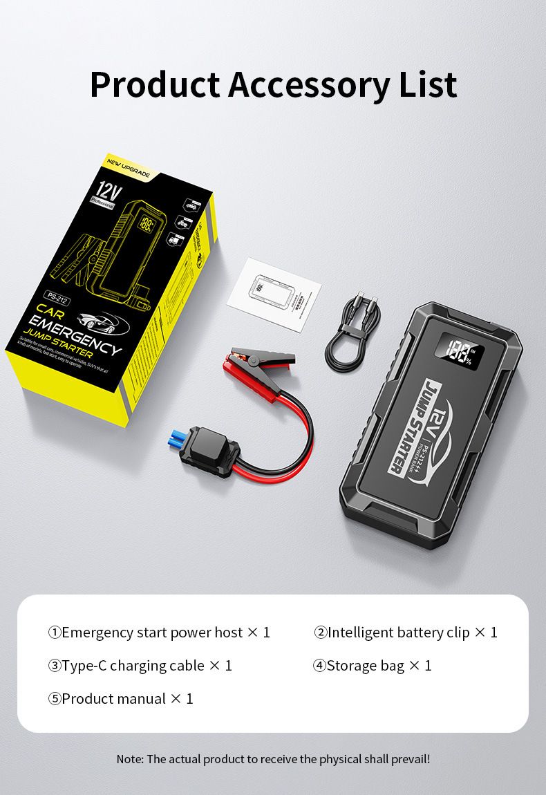 Hot-Selling Car Emergency 12V Battery Large Capacity Jump Ignition Rescue Starter Tool_autovado.com