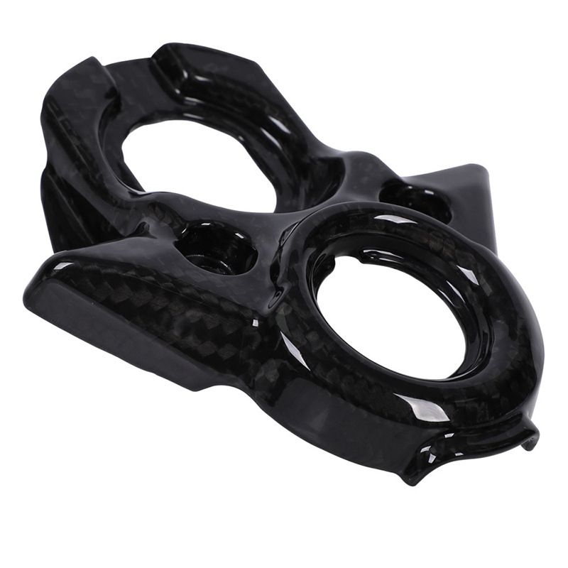 Carbon Fiber Center Console Cover For Electric Off-Road Motorcycle – Lightweight & Stylish Upgrade (Black)_autovado.com
