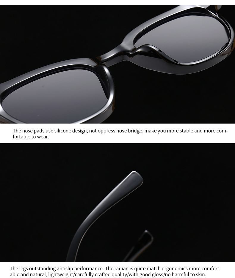 narrow frame anti-blue light flat mirror trendy street photography modern charm retro sunglasses 86374_autovado.com
