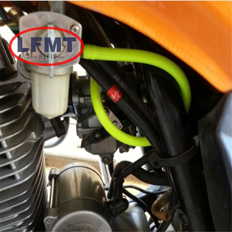 Off Road Motorcycle CQR Hailing M4 Extreme Thief Bosur Assisted Tank Cap Ventilation Colored Fuel Pipe_autovado.com