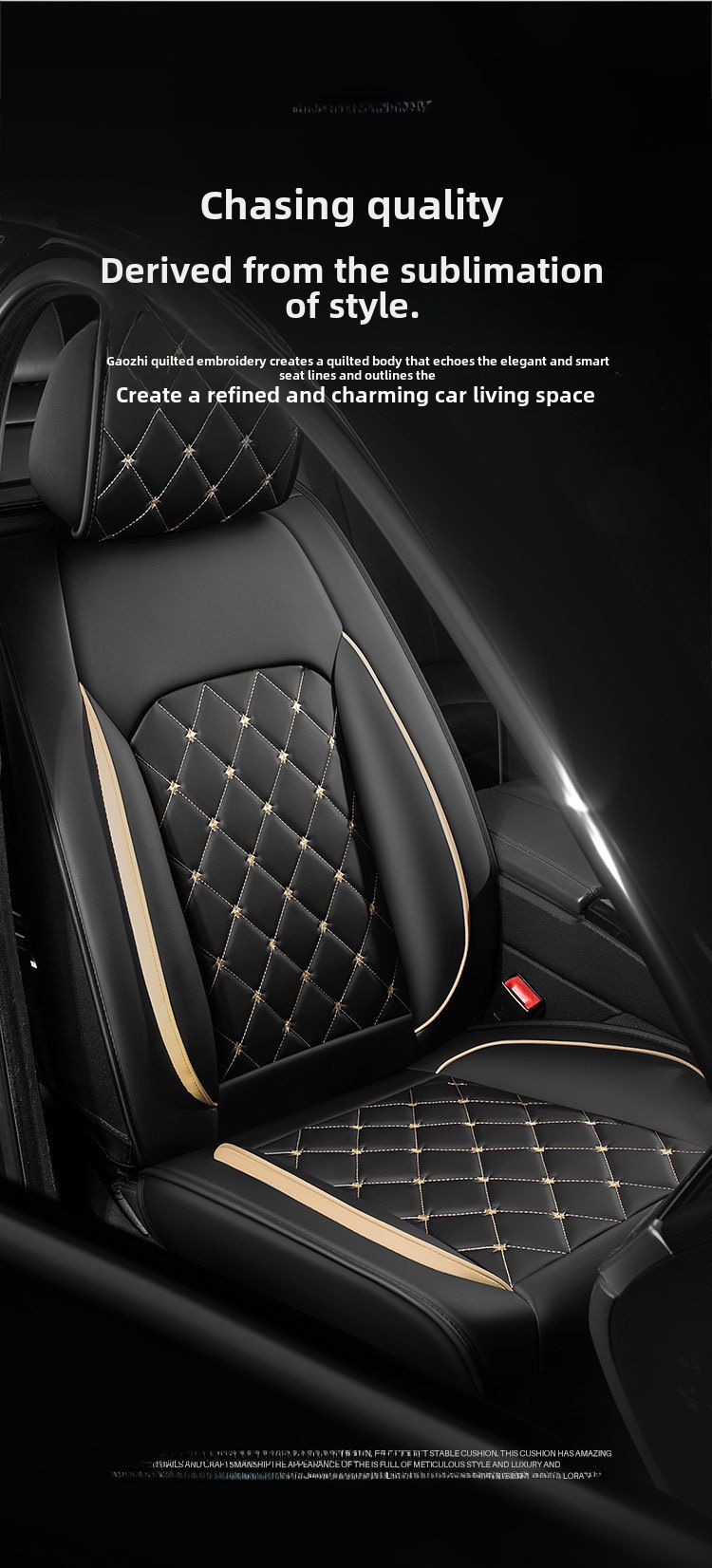 New Crown All-inclusive Full Leather Diamond Four Seasons Car Cushion Four Seasons Universal Dog Head Cartoon Car Seat Cover_autovado.com