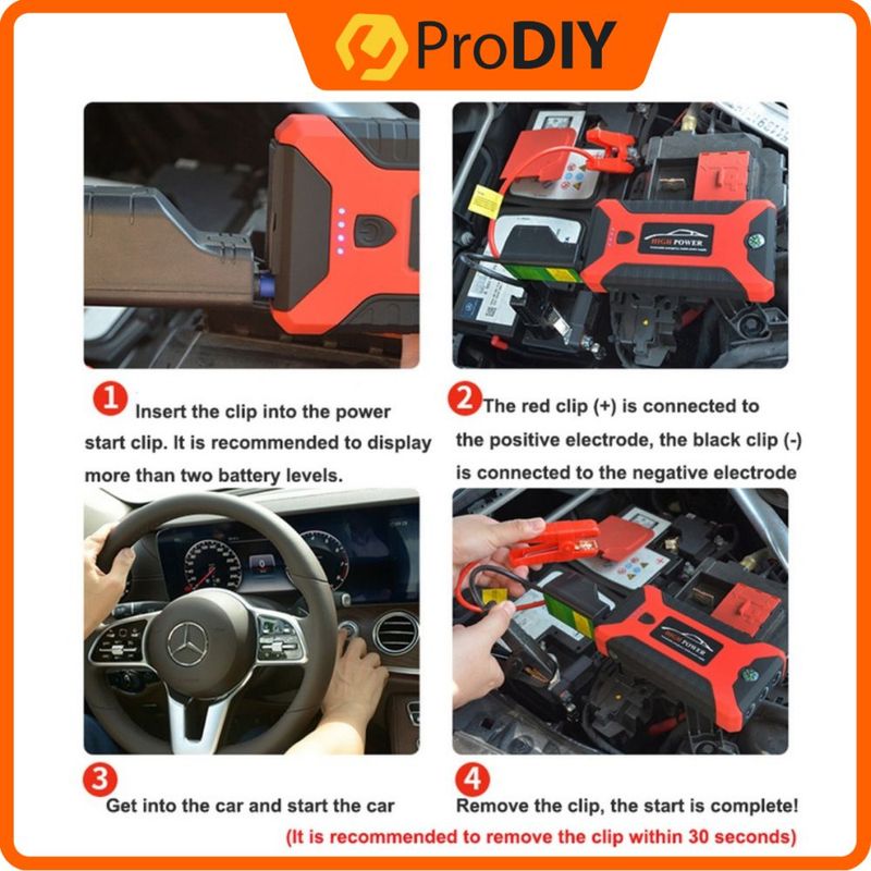 7 Starter Automobile Emergency Mobile Power Bank Car Jump Start Multifunction 99800mAh Without Pump_autovado.com