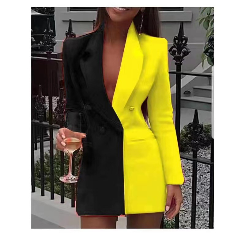 Women's Fashion Professional V-neck Cardigan Small Suit Small Suit_autovado.com
