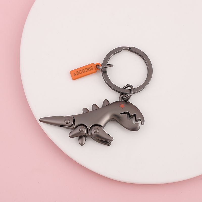Suede Keychain Internet Celebrity Little Dinosaur Pendant Cute Cartoon Car Key Chain Pendant Creative Gift For Women_autovado.com
