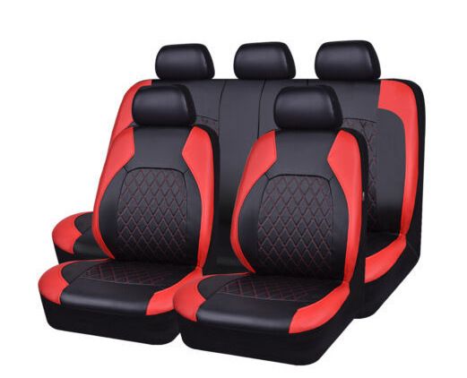Car seat cover single line quilted bracket leather pu leather_autovado.com