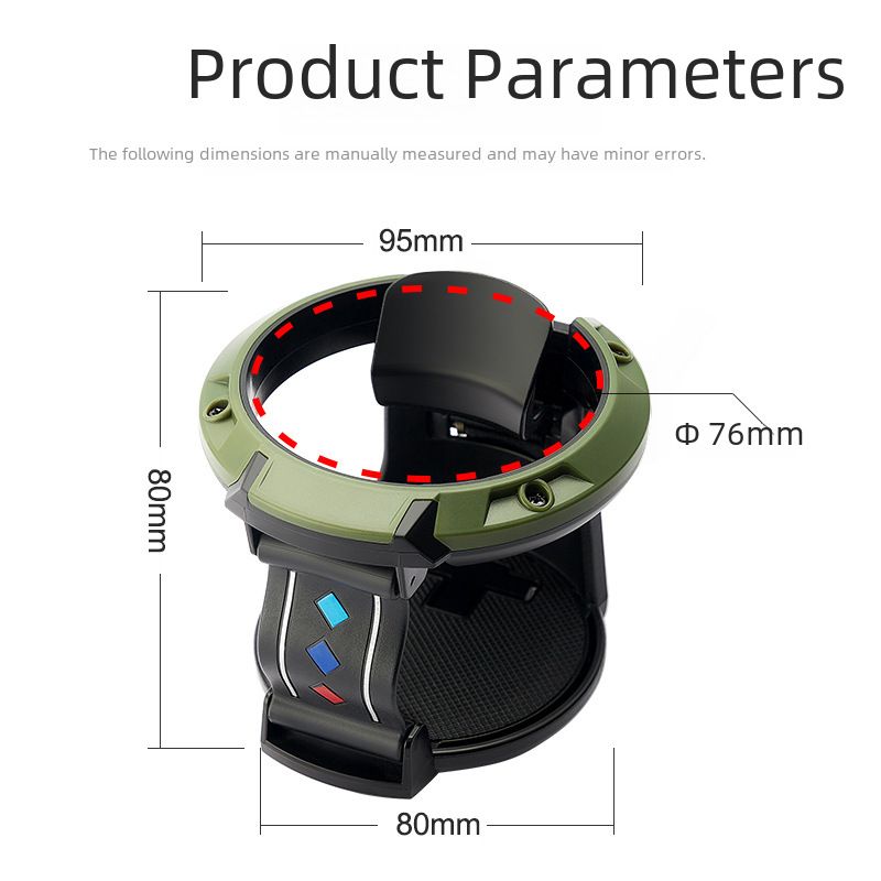 Car water cup holder car air conditioning outlet beverage holder milk tea cup holder ashtray fixing bracket with Hook_autovado.com
