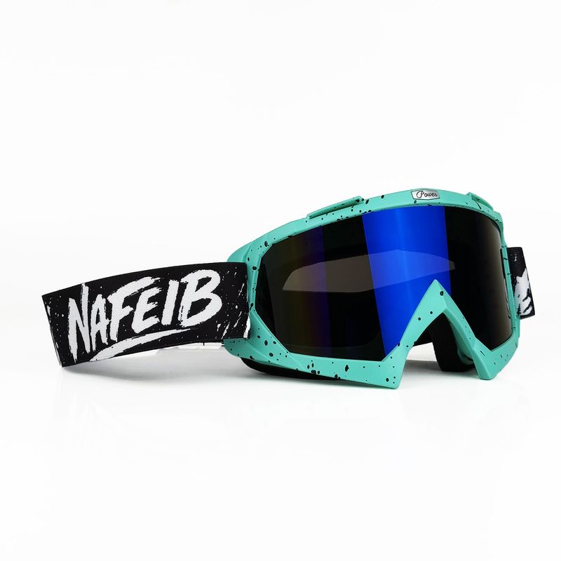 NAFEIB Motorcycle Goggles - Dirt Bike Snow Goggles For Men & Women, Anti-Fog UV Protection Riding Glasses With Interchangeable Lenses_autovado.com