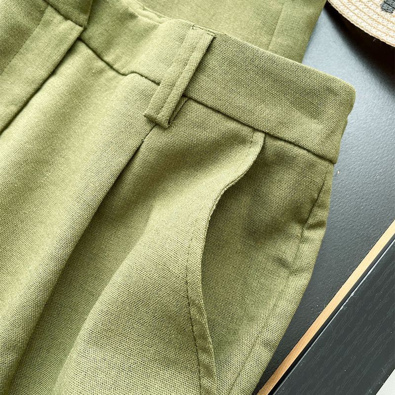 Women's Clothing Sleeveless V-neck Sleeveless Button Suit Short Vest Shorts Suit _autovado.com