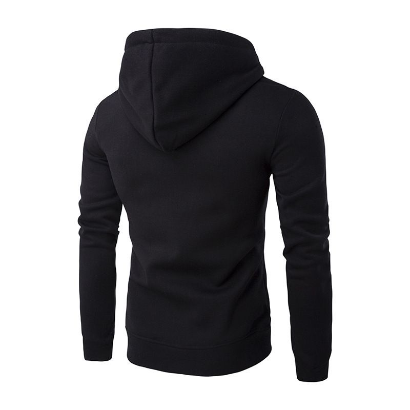 Men's Clothing warm sweatshirt hooded zipper sweatshirt men's slim sports casual sweatshirt_autovado.com
