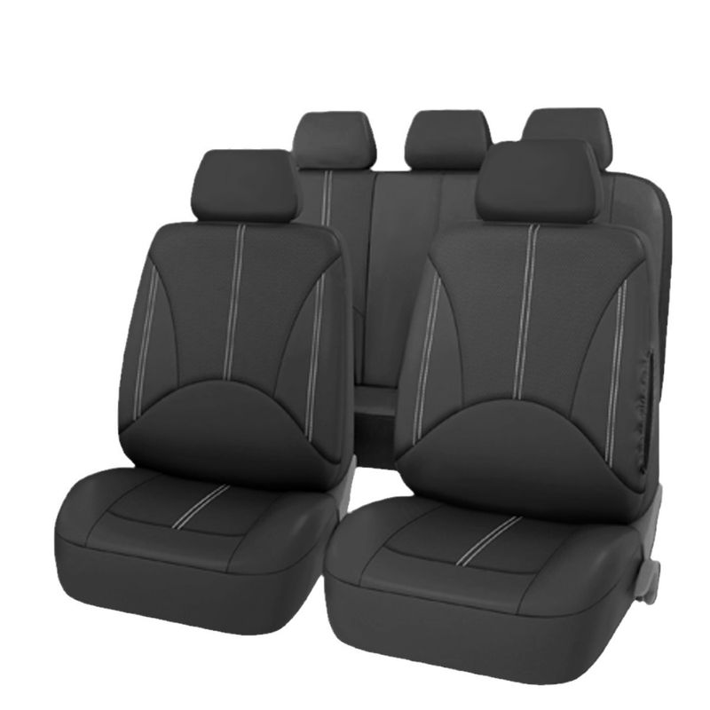 General car seat 9-piece PU leather car four seasons general seat cushion cover_autovado.com