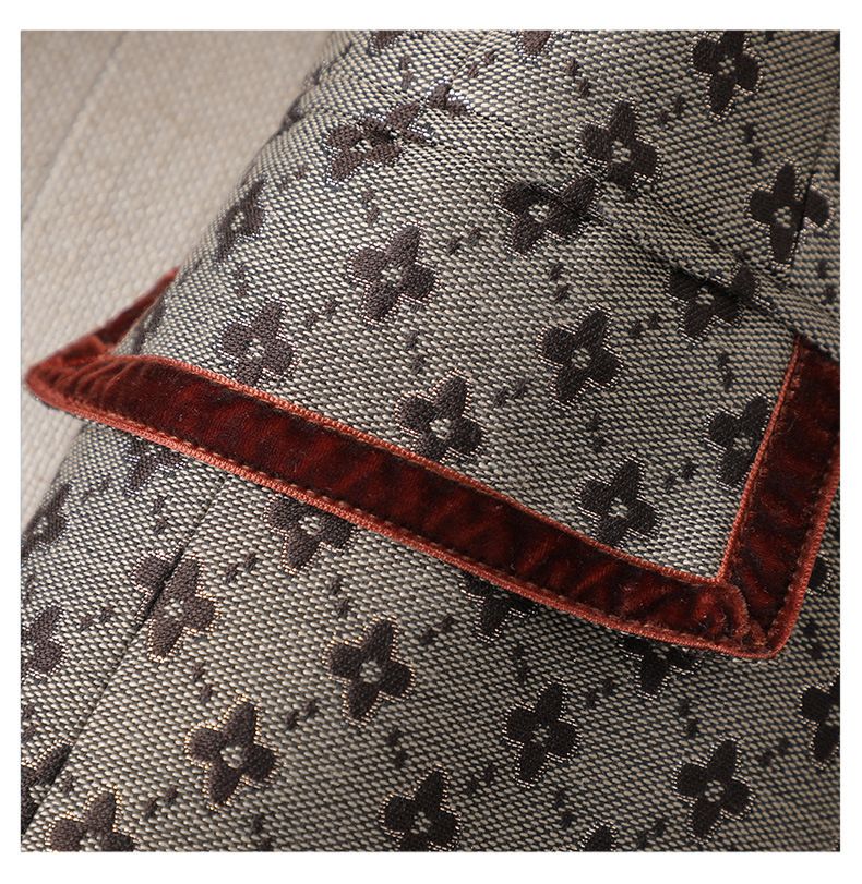 Women's Clothing Socialite elegant style suit two-piece spring and autumn printed suit _autovado.com