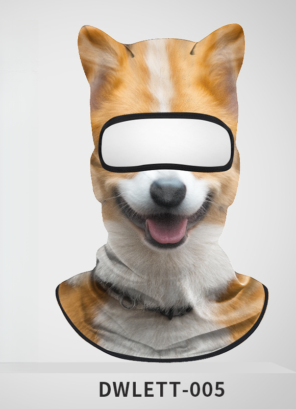Sun Quick-Dry Motorcycle Dustproof Sunshade Breathable Face Mask Animal Series UV Protection Ice Silk Head Cover_autovado.com