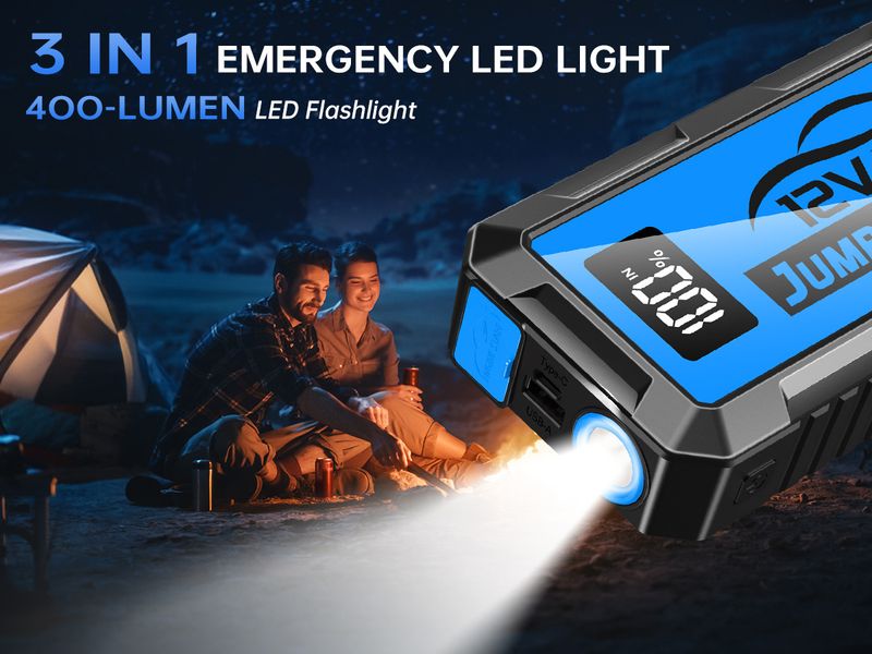 Hot-Selling Emergency Jump Starter Power Bank 12V 5000A Large Capacity Car Battery Ignition Tool_autovado.com