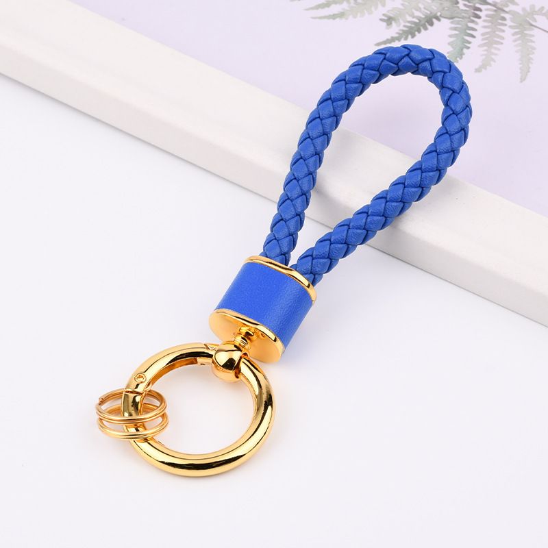 Fashion Braided Rope Anti Lost Keychain Chain Personalized Car Keychain Female Cute Women's Bag Key Pendant_autovado.com