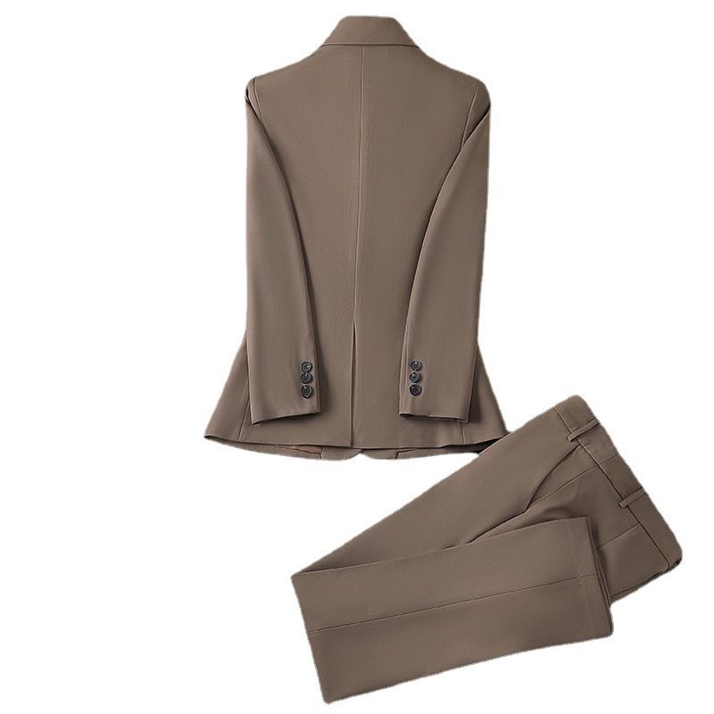 Women's Clothing long sleeved professional suits and trousers formal suits for interview sales work clothes _autovado.com