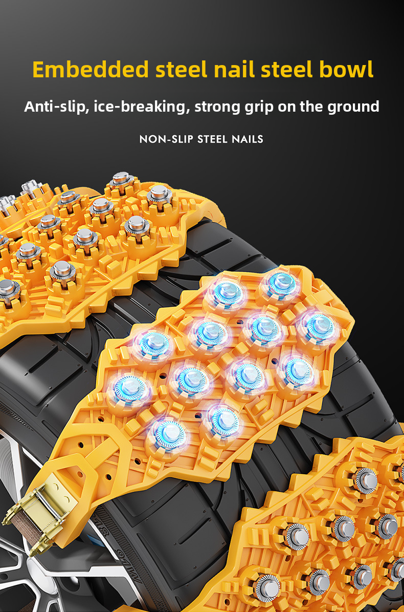 New Universal Cars, Off-Road Vehicles, SUVs, Crawler Snow Chains, Special Anti-Slip Chains For Car Tires_autovado.com